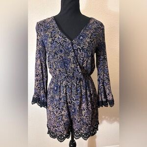 Chelsea & Violet Paisley Print Romper